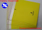 Yellow Polyethylene Shipping Bags , 9.5&quot;X14&quot; Inches Custom Bubble Mailers